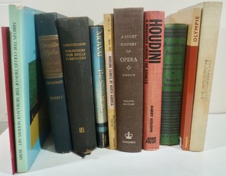 Lot Of 11 Books Including Houdini