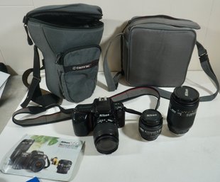 Nikon N50  Lens- 28mm, 35-80mm, 70-200mm- Like New
