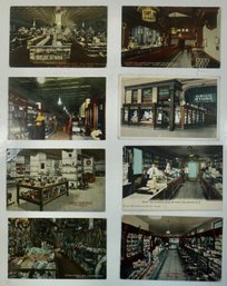 #61 Lot Of Store Interiors RPPC, Colored Postcards & Photos