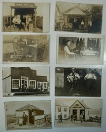 #78 Lot Of 8 Bicycle Shop York ME RPPC, Colored Postcards & Photos