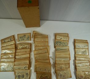 G71 Lot Of US & Misc Stamps Over 100 Packets (Appear To Be All Postmarked)