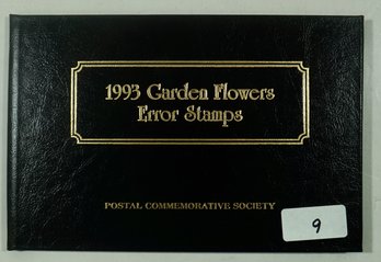 #9 1993 Garden Flower Error Stamps
