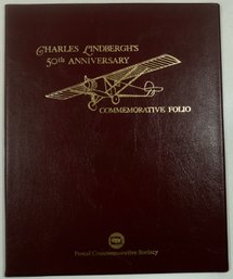 #24 Lindbergh 50th Anniversary Commemorative Folio