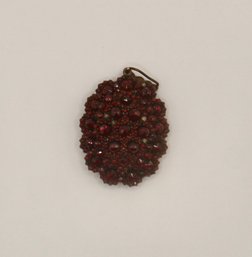 385- Rare Victorian Bohemian Garnet Pendant/ Locket- 10k