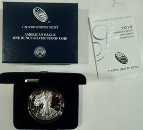 #31 2018 US Mint American Eagle One Ounce Silver Proof Coin