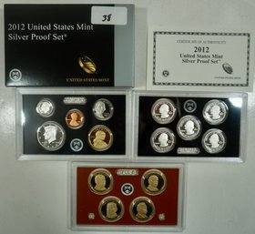 #38 2012 US Mint Silver Proof Set