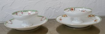 (Upper Level) Pair Of Nippon Soup Bowls