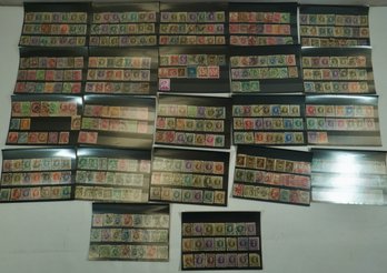 B7  Lot Of 22 US & Misc Stamps In 4 1/2 X 6  Sleeve