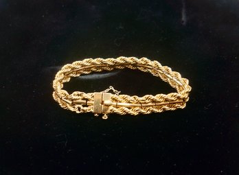 #2- 18k Bracelet- 20.6 G - 7'