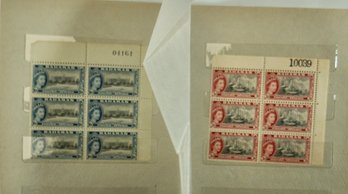 B9 Lot Of 4 Pages Bahama's Stamps