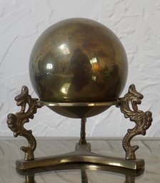 (Upper Level) Brass Ball On Stand