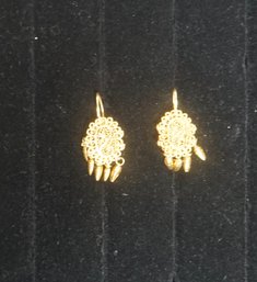 #30 - 14k Gold Earrings - 5.3 G