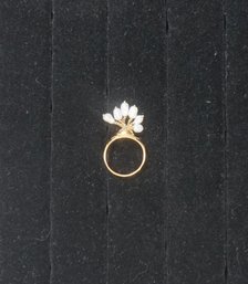 #37 - 10k Size 7.75 Pearl Ring - 2.4 G