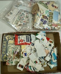 B17 Box Lot Of Misc Used Stamps