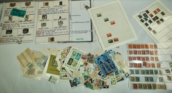 B20 Lot Of Error Stamps, Loose Misc Foreign Stamps Unused
