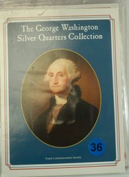 B36 Lot Of 12 Quarters George Washington Silver Quarters Collection
