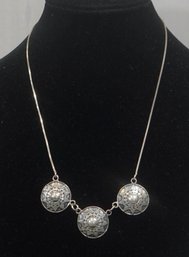 #72 Southwestern Sterling 16' Necklace