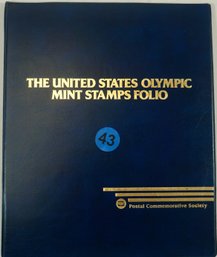 B43 The United States Olympic Mint Stamps Folio