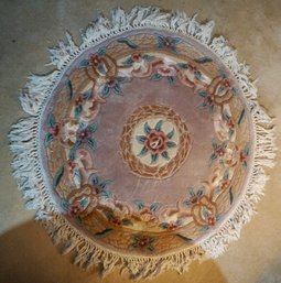 3ft Round Wool Rug