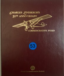 B53 Charles Lindbergh's 50th Anniversary Commemorative Folio