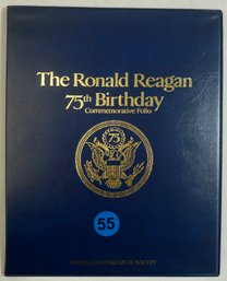B55 The Ronald Reagan 75th Birthday Commemorative Folio