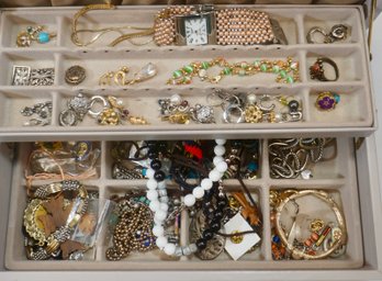 #100 Lot Of Costume Jewelry (Jewelry Box Not Included)