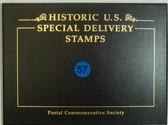B57 Historic US Special Delivery Stamps Folio