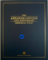 B59 The Abraham Lincoln 125th Anniversary Memorial Folio