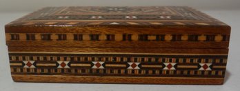 #205 Inlaid Mahogany Box