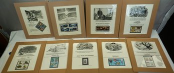 B68 Lot Of 12 Panels The Best Stamp Of The Year Awards