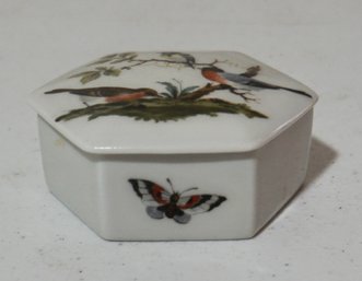 #228 Limoges Birds Trinket Box