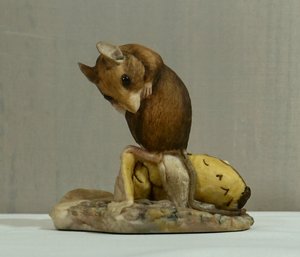 Mouse On Banana 1979 Border Fine Arts By Anne Wall