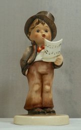 Hummel Figurine 131 Street Singer, TMK 1 Incised Crown  Germany 5.25'