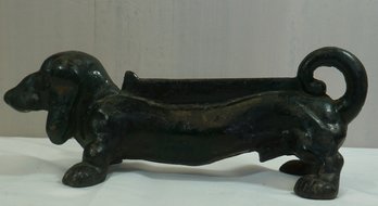 Antique Cast Iron Dachshund Boot Scraper -  15'l