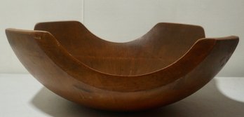 #252 Mid Century Modern Large Free From Wood Bowl