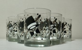 #262 Lot Of 10 Magician Top Hat Rock Glasses