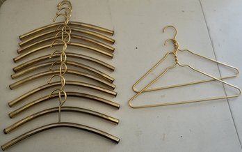 #325 Lot Of 13 Brass/metal Hangers