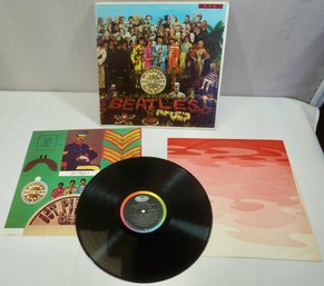 The Beatles Sgt. Pepper's Lonely Hearts Club Band W/ Insert - Gatefold G- Vinyl VG