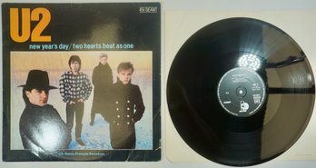 U2 12' Single New Year's Day Two Hearts Beat As One 1983 Island, F, EX/NM