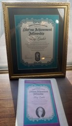 #371 Academy Of Magical Art's Lifetime Achievement Award & Framed Award