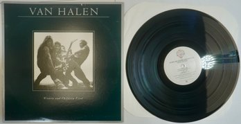 VAN HALEN Women And Children First LP RCA WB Original 1980 With Poster, VG, EX