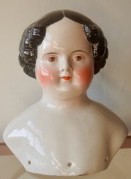 #2 Hertwig  Signed Porcelain Doll Head 8'