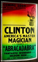 #388 Clinton Magician Poster