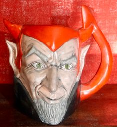 #394 Ceramic Devil Mug 9'T