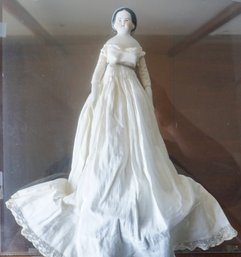 #28 Porcelain Doll Lee Ednger 1956 9 1/2'