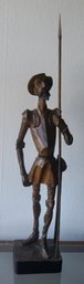 #39 Ouro Carved Wood Don Quixote Made In Spain 17'