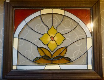 #409 Stain Glass Window 23 1/2' X 19 1/2'