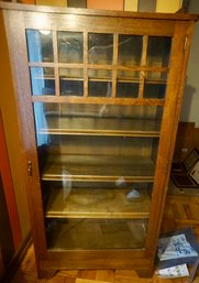 #410 Early 1900's Mission Oak Style Bookcase Paine Furniture (second Floor)