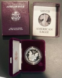 B 1 OZ Proof Silver Bullion Coin