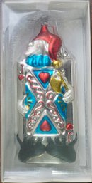 #427 Dept 56  Mercury Glass Jack Of Hearts Ornament 10'